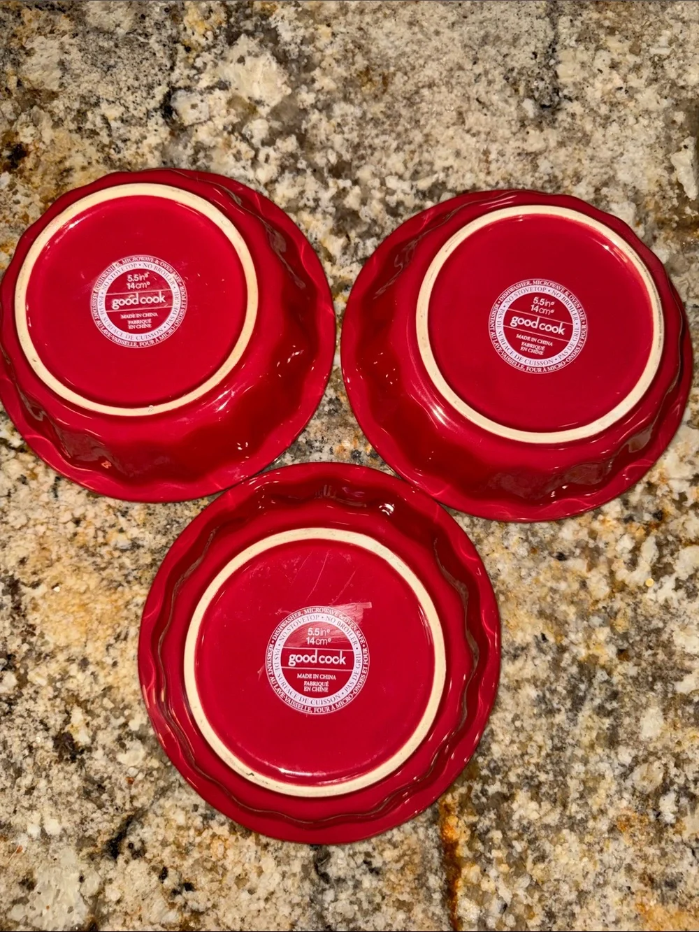 Good Cook 5.5” 3 Piece Pie Dish Set